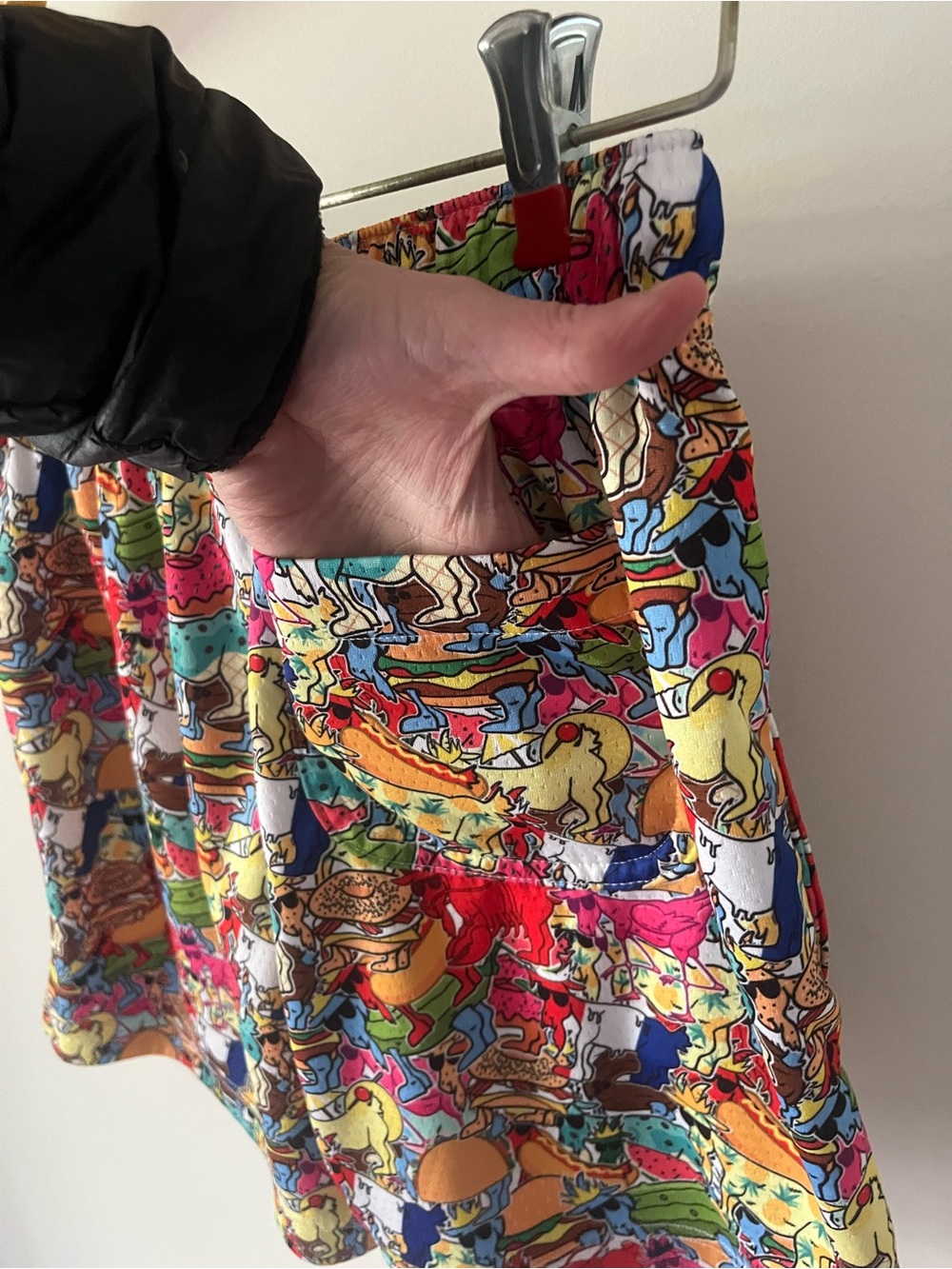 GOAT USA Food Print Mesh Athletic Shorts Boys YXL Novelty Donut Pickle Bagel - Picture 10 of 14